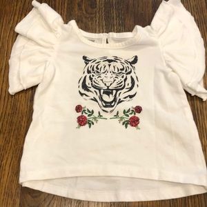 Unique toddler girl dazzling shirt